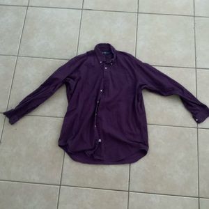 mens purple button down